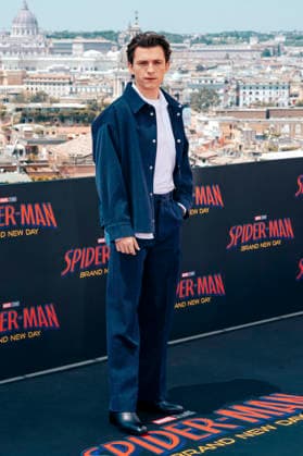 Tom Holland beim Photocall zum Kinofilm Spider-Man: Brand New Day auf der Terasse vom Hotel de la Ville. Rom, 23.06.2026 *** Tom Holland at the photocall for the movie Spider-Man Foto:xA.xM.xTinghinox xFuturexImagex spiderman_rom_6615