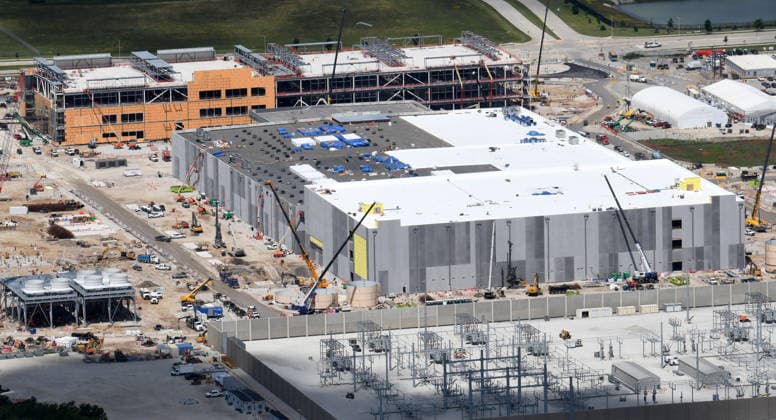 June 23, 2026, Mount Pleasant, Wisconsin, USA: Microsoft announced Tuesday June 23, 2026 the completion of Ã¢â‚¬oeFairwater,Ã¢â‚¬Â their first data center in Mount Pleasant, Wisconsin, and that it is fully operational. Company president Brad Smith said Ã¢â‚¬oeWisconsin is now home to the world s most powerful supercomputer.Ã¢â‚¬Â Then-President Joseph R. Biden attended the initial announcement of the project in May 2024. Additional Microsoft data centers shown here June 19 are under construction adjacent to Fairwater, and about a mile north. The company has committed more than .3 billion to the realize the projects. Some of the Microsoft land was purchased from Foxconn whose 2018 projects fell well short of expectations including then-Pre  - ZUMAh154 20260623_znp_h154_001 Copyright: xMarkxHertzbergx