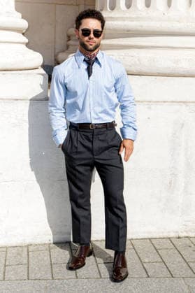 Robbie Graham Kuntz at the end of the second Saint Laurent Ready-to-Wear Mens Spring Summer 2027 fashion show during Paris Fashion Week at the Bourse de Commerce Pinault Collection in Paris, France, on June 23, 2026. Olivier Borde, Bestimage. Celebrities await the Saint Laurent Men’s Spring Summer 2027 show as part of Paris Fashion Week on June 23, 2026, in Paris, France. Paris, France,detected_source_language  Copyright: xOLIVIERxBORDEx xBESTIMAGExOLIVIERxBORDEx xBESTIMAGEx