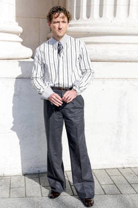 Lewis Pullman arrives at the second Saint Laurent Ready-to-Wear Men’s Spring Summer 2027 fashion show during Paris Fashion Week at the Bourse de Commerce Pinault Collection in Paris, France, on June 23, 2026. Olivier Borde, Bestimage. Celebrities await the Saint Laurent Men’s Spring Summer 2027 show as part of Paris Fashion Week on June 23, 2026, in Paris, France. Paris, France,detected_source_language  Copyright: xOLIVIERxBORDEx xBESTIMAGExOLIVIERxBORDEx xBESTIMAGEx