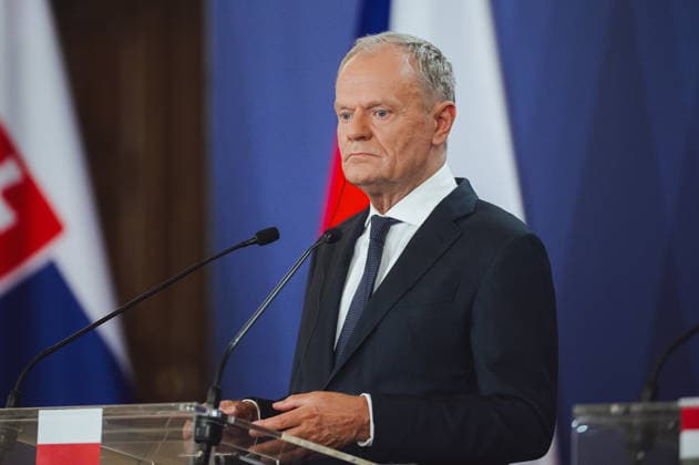 Visegrad Group (V4) summit in Hungary GODOLLO, HUNGARY - JUNE 23: Polish Prime Minister Donald Tusk attends Visegrad Group (V4) summit at the Royal Palace of Godollo in Godollo, Hungary, on 23 June 2026. The leaders discussed regional cooperation, European affairs, security, energy policy and current geopolitical challenges during the first V4 prime ministers’ summit in several years. Robert Nemeti Anadolu Godollo Hungary. Editorial use only. Please get in touch for any other usage.  Copyright: x2026xAnadoluxRobertxNemetix