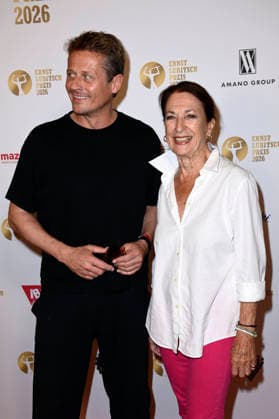 Roman Knizka und Daniela Ziegler bei der 68. Verleihung vom Ernst-Lubitsch-Preis 2026 im Kino Babylon. Berlin, 23.06.2026 *** Roman Knizka and Daniela Ziegler at the 68th Ernst Lubitsch Prize ceremony in 2026 at the Babylon Berlin cinema, June 23, 2026,detected_source_language Foto:xN.xKubelkax xFuturexImagex lubitsch_6615