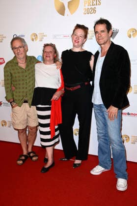 Dani Levy, Susanne Petersen, Rike Link und Tom Tykwer bei der 68. Verleihung vom Ernst-Lubitsch-Preis 2026 im Kino Babylon. Berlin, 23.06.2026 *** Dani Levy, Susanne Petersen, Rike Link, and Tom Tykwer at the 68th Ernst Lubitsch Prize ceremony in 2026 at the Babylon Berlin cinema, June 23, 2026,detected_source_language Foto:xN.xKubelkax xFuturexImagex lubitsch_6627