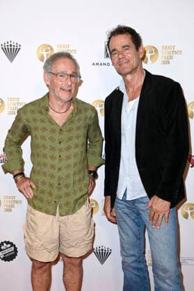 Dani Levy und Tom Tykwer bei der 68. Verleihung vom Ernst-Lubitsch-Preis 2026 im Kino Babylon. Berlin, 23.06.2026 *** Dani Levy and Tom Tykwer at the 68th Ernst Lubitsch Prize ceremony in 2026 at the Babylon Berlin cinema, June 23, 2026,detected_source_language Foto:xN.xKubelkax xFuturexImagex lubitsch_6634