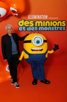 Minions Monsters premiere at the Grand Rex theater; celebrities arrive on the red carpet; Pierre Coffin and a Minion 457577 June 23, 2026,detected_source_language  Copyright: xSebastienxFremontx xStarfacex STAR_457577_060