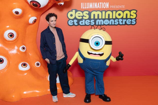 Minions And Monsters Paris Film Premiere NB David Marsais attends Minions And Monsters Des Minions et des Monstres Paris Film Premiere at Le Grand REX on June 23, 2026 in Paris, France. Photo by Nasser Berzane ABACAPRESS.COM Paris France  Copyright: xBerzanexNasser ABACAx