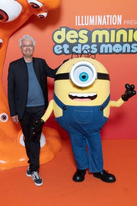 Minions And Monsters Paris Film Premiere NB Pierre Coffin attends Minions And Monsters Des Minions et des Monstres Paris Film Premiere at Le Grand REX on June 23, 2026 in Paris, France. Photo by Nasser Berzane ABACAPRESS.COM Paris France  Copyright: xBerzanexNasser ABACAx