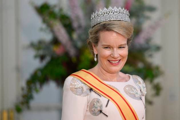 State Visit of the Emperor and the Empress of Japan to Belgium BRUSSELS, BELGIUM - JUNE 23 : Queen Mathilde of Belgium pictured during the State Banquet at Laeken Castle during the State Visit of the Emperor and Empress of Japan to Belgium, on June 23, 2026 in Brussels, Belgium, 23 06 2026 Brussels Belgium  Copyright: xPhilipxReynaersx
