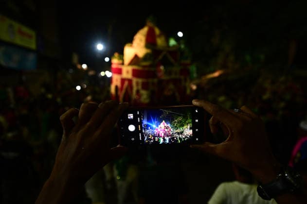 June 24, 2026, Prayagraj, Uttar Pradesh, India: Prayagraj: Muslims take part in a Tajiya procession during ongoing Muharram month, in Prayagraj on Wednesday, June 24, 2026. Prayagraj India - ZUMAv115 20260624_zap_v115_003 Copyright: xPrabhatxKumarxVermax