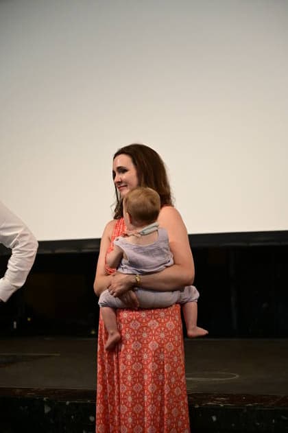 Lauren Leiderman bei der Premiere des MDR-Dokumentarfilms Wir sind hier! über das Mitzvah-Projekt und Amanda Hannes im Rahmen der Jüdische Gedenkwoche im Kulturforum Görlitzer Synagoge. 23.06.2026 *** Lauren Leiderman at the premiere of the MDR documentary Wir sind hier about the Mitzvah Project and Amanda Hannes as part of Jewish Remembrance Week at the Kulturforum Görlitzer Synagogue on June 23, 2026,detected_source_language Copyright: xMatthiasxWehnertx