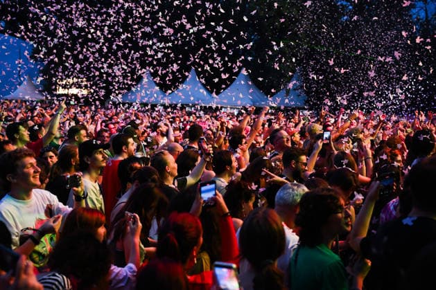INMusic Festival - The Flaming Lips Festival goers enjoying the atmosfere and live music during The Flaming Lips concert at the 2026 INMusic open-air music festival at Lake Jarun in Zagreb, Croatia on June 23, 2026.  LucijaxOcko PIXSELL