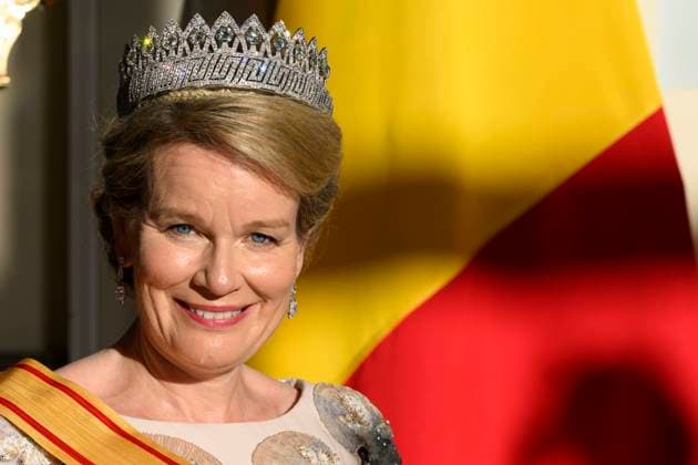 State Visit of the Emperor and the Empress of Japan to Belgium BRUSSELS, BELGIUM - JUNE 23 : Queen Mathilde of Belgium pictured during the State Banquet at Laeken Castle during the State Visit of the Emperor and Empress of Japan to Belgium, on June 23, 2026 in Brussels, Belgium, 23 06 2026 Brussels Belgium  Copyright: xPhilipxReynaersx