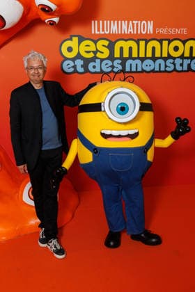 Minions Monsters premiere at the Grand Rex theater; celebrities arrive on the red carpet; Pierre Coffin and a Minion 457577 June 23, 2026,detected_source_language  Copyright: xSebastienxFremontx xStarfacex STAR_457577_067
