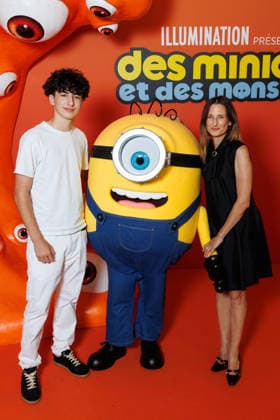 Minions Monsters premiere at the Grand Rex theater; celebrities arrive on the red carpet; Camille Cottin and her son Leon Gabriel 457577 June 23, 2026,detected_source_language  Copyright: xSebastienxFremontx xStarfacex STAR_457577_100