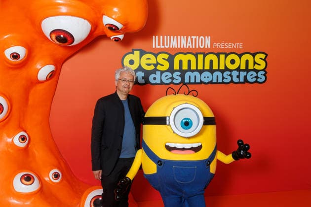 Minions Monsters premiere at the Grand Rex theater; celebrities arrive on the red carpet; Pierre Coffin and a Minion 457577 June 23, 2026,detected_source_language  Copyright: xSebastienxFremontx xStarfacex STAR_457577_118