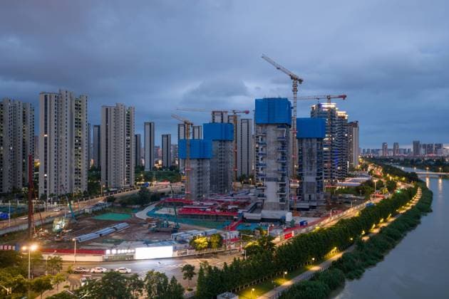China Real Estate Market HUAI AN, CHINA - JUNE 23, 2026 - Real estate project under construction in Huai an City, Jiangsu Province, China on June 23, 2026. Huai an Jiangsu China  Copyright: xCFOTOx i1782255889879