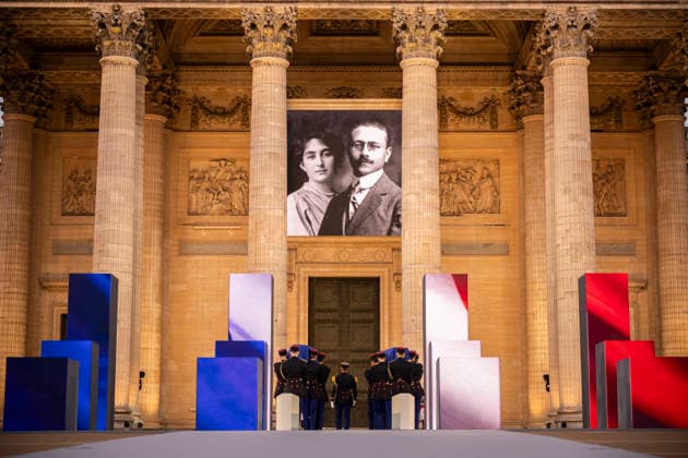 Ceremony to Induct Marc and Simonne Bloch at Pantheon - Paris A general view of the Pantheon monument during an induction ceremony for the late Marc and Simonne Bloch in Paris, France, 23 June 2026. Photo by Eliot Blondet ABACAPRESS.COM Paris France France  Copyright: xBlondetxEliot ABACAx