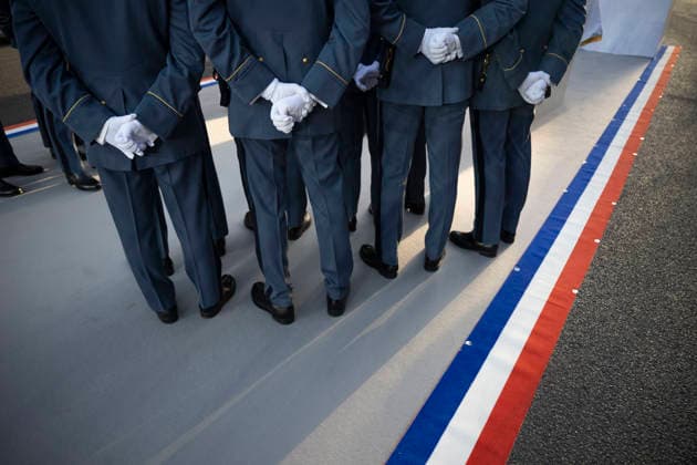 Ceremony to Induct Marc and Simonne Bloch at Pantheon - Paris Illustration Soldiers carry the cenotaphs of late Marc and Simonne Bloch during their induction ceremony at the Pantheon monument in Paris, France, 23 June 2026. Photo by Eliot Blondet ABACAPRESS.COM Paris France France  Copyright: xBlondetxEliot ABACAx