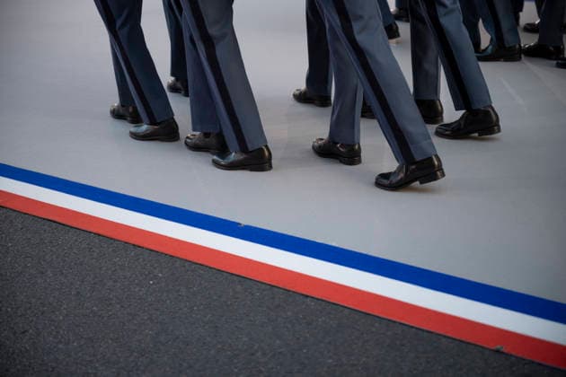 Ceremony to Induct Marc and Simonne Bloch at Pantheon - Paris Illustration Soldiers carry the cenotaphs of late Marc and Simonne Bloch during their induction ceremony at the Pantheon monument in Paris, France, 23 June 2026. Photo by Eliot Blondet ABACAPRESS.COM Paris France France  Copyright: xBlondetxEliot ABACAx