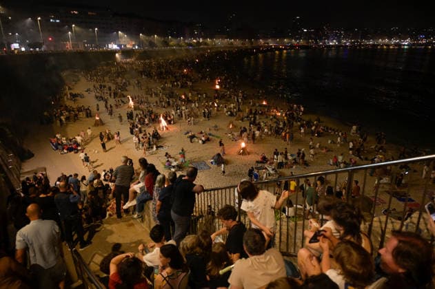 A Coruna Celebration of the traditional San Juan bonfires in A Coruna XXXX during the lighting of the traditional bonfires on the night of San Juan, June 23, 2026, in A Coruna, Galicia, Spain. This iconic A Coruna Celebration of the traditional San Juan bonfires in A Coruna XXXX during the lighting of the traditional bonfires on the night of San Juan, June 23, 2026, in A Coruna, Galicia, Spain. This iconic popular festival, designated a Festival of International Tourist Interest, brings together thousands of locals and visitors to light hundreds of bonfires and celebrate the magical night of the summer solstice, filling the city’s neighborhoods and main beaches with fire, tradition, music, and grilled sardines the neighborhoods and main be  Copyright: xM.xDylanx 7618421