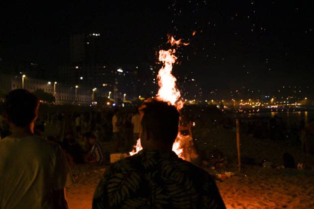 A Coruna Celebration of the traditional San Juan bonfires in A Coruna XXXX during the lighting of the traditional bonfires on the night of San Juan, June 23, 2026, in A Coruna, Galicia, Spain. This iconic A Coruna Celebration of the traditional San Juan bonfires in A Coruna XXXX during the lighting of the traditional bonfires on the night of San Juan, June 23, 2026, in A Coruna, Galicia, Spain. This iconic popular festival, designated a Festival of International Tourist Interest, brings together thousands of locals and visitors to light hundreds of bonfires and celebrate the magical night of the summer solstice, filling the city’s neighborhoods and main beaches with fire, tradition, music, and grilled sardines the neighborhoods and main be  Copyright: xM.xDylanx 7618425