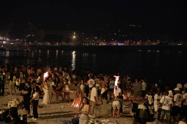 A Coruna Celebration of the traditional San Juan bonfires in A Coruna XXXX during the lighting of the traditional bonfires on the night of San Juan, June 23, 2026, in A Coruna, Galicia, Spain. This iconic A Coruna Celebration of the traditional San Juan bonfires in A Coruna XXXX during the lighting of the traditional bonfires on the night of San Juan, June 23, 2026, in A Coruna, Galicia, Spain. This iconic popular festival, designated a Festival of International Tourist Interest, brings together thousands of locals and visitors to light hundreds of bonfires and celebrate the magical night of the summer solstice, filling the city’s neighborhoods and main beaches with fire, tradition, music, and grilled sardines the neighborhoods and main be  Copyright: xM.xDylanx 7618429