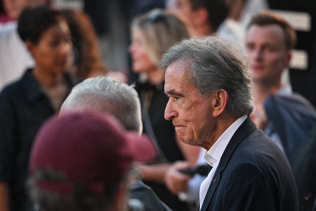 PFW - Louis Vuitton Runway in Paris FA LVMH chairman and CEO Bernard Arnault attends the Spring Summer 2027 collection by US designer Pharrell Williams for Louis Vuitton during the Paris Fashion Week, on June 23, 2026. Photo by Firas Abdullah ABACAPRESS.COM Paris Ile-de-France France  Copyright: xAbdullahxFiras ABACAx