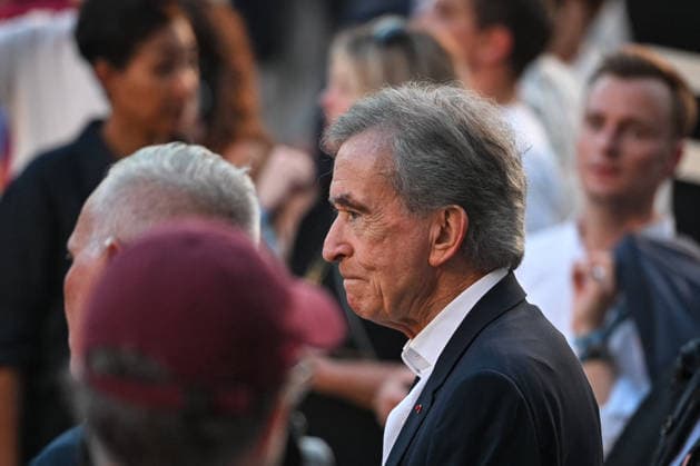 PFW - Louis Vuitton Runway in Paris FA LVMH chairman and CEO Bernard Arnault attends the Spring Summer 2027 collection by US designer Pharrell Williams for Louis Vuitton during the Paris Fashion Week, on June 23, 2026. Photo by Firas Abdullah ABACAPRESS.COM Paris Ile-de-France France  Copyright: xAbdullahxFiras ABACAx