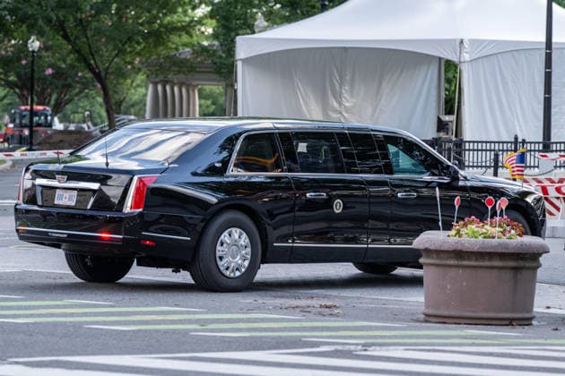 June 23, 2026, Washington, District Of Columbia, United States: President DONALD TRUMP returns to the White House after visiting a Mack Trucks manufacturing facility in Pennsylvania, where he delivered remarks focused on American manufacturing, jobs, and the economy. Washington United States  - ZUMAk206 20260623_znp_k206_006 Copyright: xMattxKaminskyx