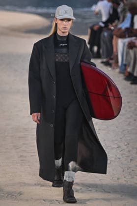 PFW - Louis Vuitton Runway in Paris FA A model walks the runway the Spring Summer 2027 collection by US designer Pharrell Williams for Louis Vuitton during the Paris Fashion Week, on June 23, 2026. Photo by Firas Abdullah ABACAPRESS.COM Paris Ile-de-France France  Copyright: xAbdullahxFiras ABACAx