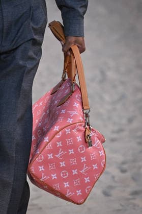 PFW - Louis Vuitton Runway in Paris FA A model walks the runway the Spring Summer 2027 collection by US designer Pharrell Williams for Louis Vuitton during the Paris Fashion Week, on June 23, 2026. Photo by Firas Abdullah ABACAPRESS.COM Paris Ile-de-France France  Copyright: xAbdullahxFiras ABACAx