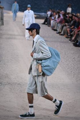 PFW - Louis Vuitton Runway in Paris FA A model walks the runway the Spring Summer 2027 collection by US designer Pharrell Williams for Louis Vuitton during the Paris Fashion Week, on June 23, 2026. Photo by Firas Abdullah ABACAPRESS.COM Paris Ile-de-France France  Copyright: xAbdullahxFiras ABACAx