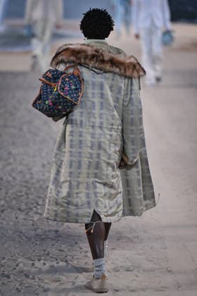 PFW - Louis Vuitton Runway in Paris FA A model walks the runway the Spring Summer 2027 collection by US designer Pharrell Williams for Louis Vuitton during the Paris Fashion Week, on June 23, 2026. Photo by Firas Abdullah ABACAPRESS.COM Paris Ile-de-France France  Copyright: xAbdullahxFiras ABACAx