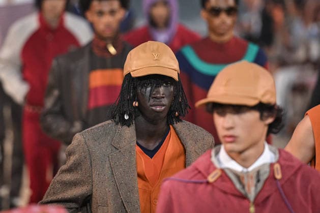 PFW - Louis Vuitton Runway in Paris FA A model walks the runway the Spring Summer 2027 collection by US designer Pharrell Williams for Louis Vuitton during the Paris Fashion Week, on June 23, 2026. Photo by Firas Abdullah ABACAPRESS.COM Paris Ile-de-France France  Copyright: xAbdullahxFiras ABACAx