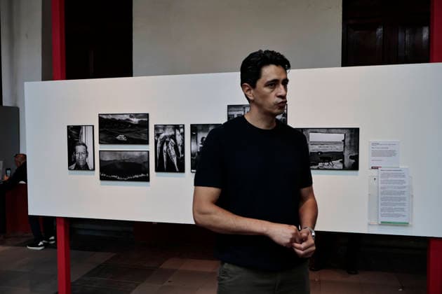 June 23, 2026, Mexico City, State Of Mexico, Mexico: The Franz Mayer Museum is once again hosting the World Press Photo 2026 exhibition, showcasing 144 of the best photojournalistic and documentary photographs from around the world. Mexican photographer CESAR RODRIGUEZ, who won the Long-Term Projects category with his series Mexico, a Changing Climate, was present at the event. His series addresses climate change, specifically the water situation in different regions of the country. World Press Photo is celebrating its 70th anniversary, and to commemorate this milestone, the exhibition The Archive is also on display. This exhibition features photographs that have won this award and are considered the most representative of each era - ZUMAp204 20260623_zip_p204_043 Copyright: xJosuexPerezx