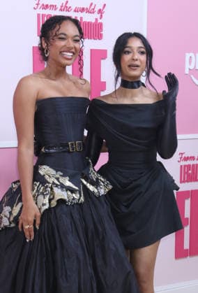 NEW YORK, NY - JUNE 23: Chandler Kinney and Maitreyi Ramakrishnan at the Elle Season 1 World Premiere at SVA Theater on June 23, 2026 in New York City. Copyright: xRWx