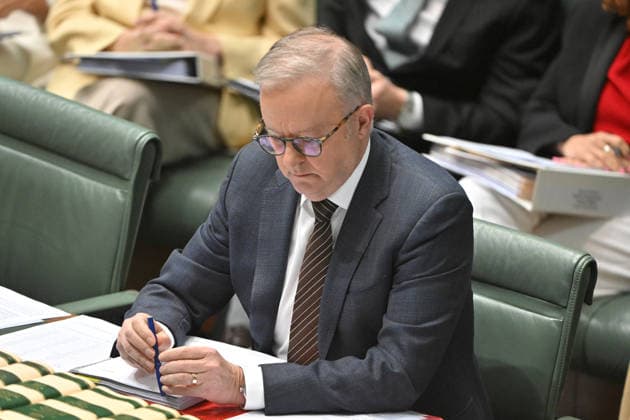 QUESTION TIME, Prime Minister Anthony Albanese during Question Time in the House of Representatives at Parliament House in Canberra, Wednesday, June 24, 2026. ( NO ARCHIVING CANBERRA AUSTRALIAN CAPITAL TERRITORY AUSTRALIA  Copyright: xMICKxTSIKASx 20260624148760894574