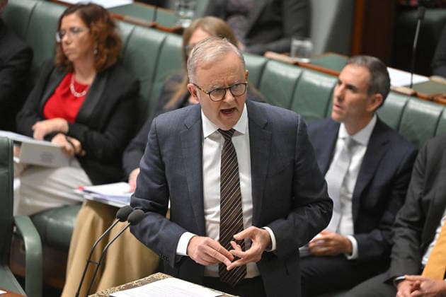 QUESTION TIME, Prime Minister Anthony Albanese during Question Time in the House of Representatives at Parliament House in Canberra, Wednesday, June 24, 2026. ( NO ARCHIVING CANBERRA AUSTRALIAN CAPITAL TERRITORY AUSTRALIA  Copyright: xMICKxTSIKASx 20260624175325199174