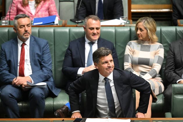 QUESTION TIME, Australian Opposition leader Angus Taylor reacts during Question Time in the House of Representatives at Parliament House in Canberra, Wednesday, June 24, 2026. ( NO ARCHIVING CANBERRA AUSTRALIAN CAPITAL TERRITORY AUSTRALIA  Copyright: xLUKASxCOCHx 20260624141057030140