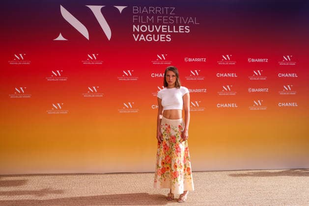 Gina Jimenez at the Théâtre de la Gare du Midi during the opening ceremony of the 2026 Biarritz International Film Festival Nouvelles Vagues, on June 23, 2026. Jean Marc Lhomer, Bestimage. Photocall before the opening ceremony of the Biarritz International Film Festival – Nouvelles Vagues 2026 at the Théâtre de la Gare du Midi in Biarritz on June 23, 2026, Biarritz, France,detected_source_language  Copyright: xJean-MarcxLhomerx xBestimagexJean-MarcxLhomerx xBestimagex
