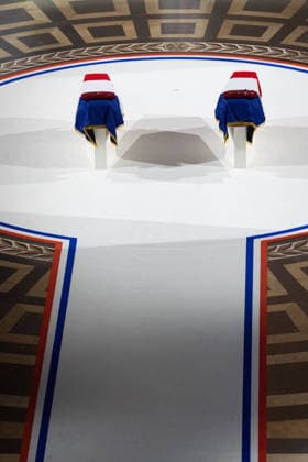 President Emmanuel Macron and his wife Brigitte Macron at the induction ceremony for Marc Bloch and Simonne Vidal at the Panthéon in Paris on June 23, 2026. Jeanne Accorsini, Pool Bestimage. The two flag-draped cenotaphs of the late historian and Resistance fighter Marc Bloch and his wife Simonne Bloch during the Pantheon induction ceremony for the late historian and French Resistance member Marc Bloch and his wife, Simonne Bloch, at the Pantheon in Paris, France, June 23, 2026 ACCORSINIJEANNE BLOCH 0029 Credit Jeanne Accorsini SIPA 2606240122 Paris France,detected_source_language  Copyright: xJeannexAccorsinix xPoolx xBestimagexJeannexAccorsinix xPoolx xBestimagex