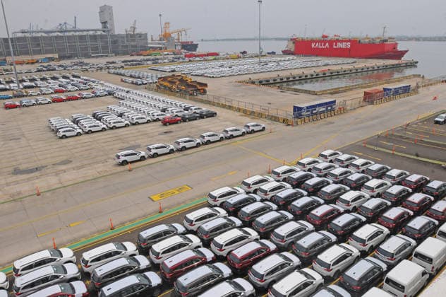 June 23, 2026, Tanjung Priok, Jakarta, Indonesia: Loading and unloading operations and inspections of new vehicles to be exported at Indonesia Kendaraan Terminal, Tanjung Priok, Jakarta, on June 23, 2026. Indonesia Kendaraan Terminal company operates a 16.9-hectare vehicle terminal with a capacity of 400,000 vehicles per year, where vehicles of various brands are prepared for shipment to countries around the world via ocean freight. Tanjung Priok Indonesia  - ZUMAr173 20260623_zip_r173_021 Copyright: xDasrilxRoszandix