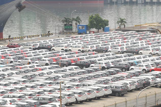 June 23, 2026, Tanjung Priok, Jakarta, Indonesia: Loading and unloading operations and inspections of new vehicles to be exported at Indonesia Kendaraan Terminal, Tanjung Priok, Jakarta, on June 23, 2026. Indonesia Kendaraan Terminal company operates a 16.9-hectare vehicle terminal with a capacity of 400,000 vehicles per year, where vehicles of various brands are prepared for shipment to countries around the world via ocean freight. Tanjung Priok Indonesia - ZUMAr173 20260623_zip_r173_038 Copyright: xDasrilxRoszandix