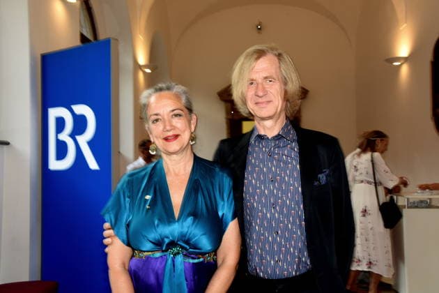 Irina Wanka Schauspielerin Roland Kuhnle Muenchen 23.06.2026 Cuvillies Theater Residenz Bernhard Wicki Preisverleihung Foto Muenchen *** Irina Wanka, Actress; Roland Kuhnle; Munich; June 23, 2026; Cuvillies Theater; Residenz; Bernhard Wicki Award Ceremony; Photo