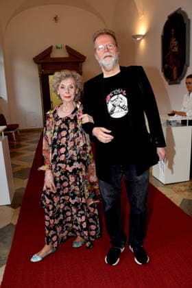 Ilse Neubauer Schauspielerin mit Sohn Andreas Muenchen 23.06.2026 Cuvillies Theater Residenz Bernhard Wicki Preisverleihung Foto Muenchen *** Ilse Neubauer, actress, with her son Andreas, Munich, June 23, 2026, Cuvillies Theater, Residenz, Bernhard Wicki Award Ceremony, Photo