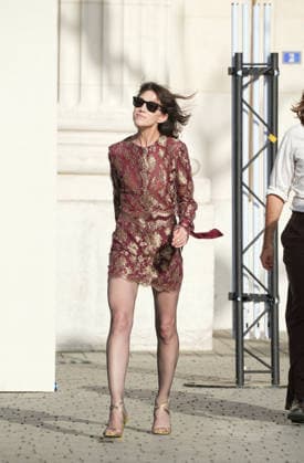 Charlotte Gainsbourg at the Saint Laurent Mens Spring Summer 2027 fashion show at the Bourse du Commerce in Paris on June 23, 2026. Anne Sophie Guebey, Bestimage. Celebrities at the Saint Laurent Mens Spring Summer 2027 fashion show at the Bourse du Commerce in Paris on June 23, 2026, Paris, France,detected_source_language  Copyright: xAnne-SophiexGuebeyx xBestimagexAnne-SophiexGuebeyx xBestimagex