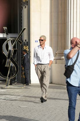 Fai Khadra at the Saint Laurent Mens Spring Summer 2027 fashion show at the Bourse du Commerce in Paris on June 23, 2026. Anne Sophie Guebey, Bestimage. Celebrities at the Saint Laurent Mens Spring Summer 2027 fashion show at the Bourse du Commerce in Paris on June 23, 2026, Paris, France,detected_source_language  Copyright: xAnne-SophiexGuebeyx xBestimagexAnne-SophiexGuebeyx xBestimagex