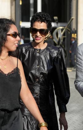 Farida Khelfa at the Saint Laurent Mens Spring Summer 2027 fashion show at the Bourse du Commerce in Paris on June 23, 2026. Anne Sophie Guebey, Bestimage. Celebrities at the Saint Laurent Mens Spring Summer 2027 fashion show at the Bourse du Commerce in Paris on June 23, 2026, Paris, France,detected_source_language  Copyright: xAnne-SophiexGuebeyx xBestimagexAnne-SophiexGuebeyx xBestimagex