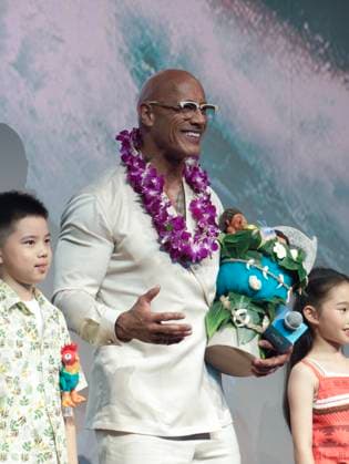 SHANGHAI, CHINA - JUNE 23: Dwayne Johnson, American actor and professional wrestler, attends a special press event for his live-action Moana movie at The Walt Disney Grand Theatre in Shanghai Disney Resort on June 23, 2026 in Shanghai, China.  Copyright: xVCGx 111650114510