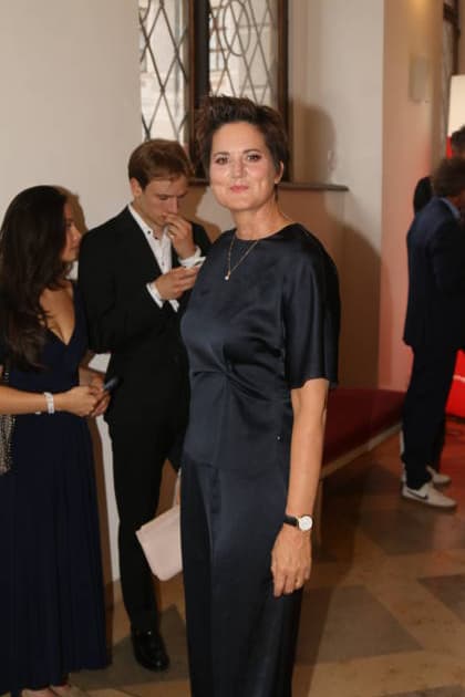Susanne Kellermann bei der 25. Verleihung des Friedenspreises des Deutschen Films Die Brücke im Cuvillies Theater. München, 23.06.2026 *** Susanne Kellermann at the 25th German Film Peace Prize ceremony for Die Brücke at the Cuvillies Theater in Munich, June 23, 2026,detected_source_language Copyright: xAgenturxMatthiasxWehnertx xM.xGränzdörferx